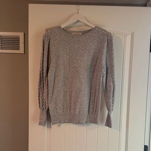 LOFT Textured Gray Women's Sweater